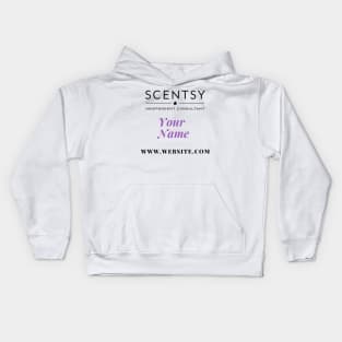 scentsy independent consultant gift ideas with custom name and website Kids Hoodie